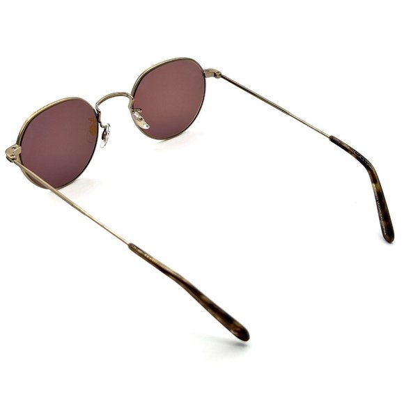 Garrett Leight GLCO Robson Brushed Gold-Tort Sunglasses Unisex New - Picture 7 of 7